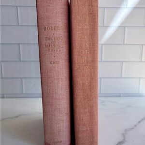 Pair of Vintage Books for Staging Decor: Bolero & The Last of The Just
